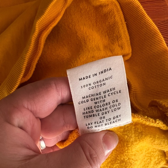 WVN organic cotton sweatshirt sweatpants set EUC - Picture 4 of 13